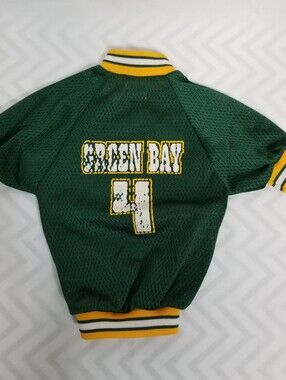 Green Bay Packers NFL XX-Small Dog All Star Dogs Green Jersey Shirt "4" Football